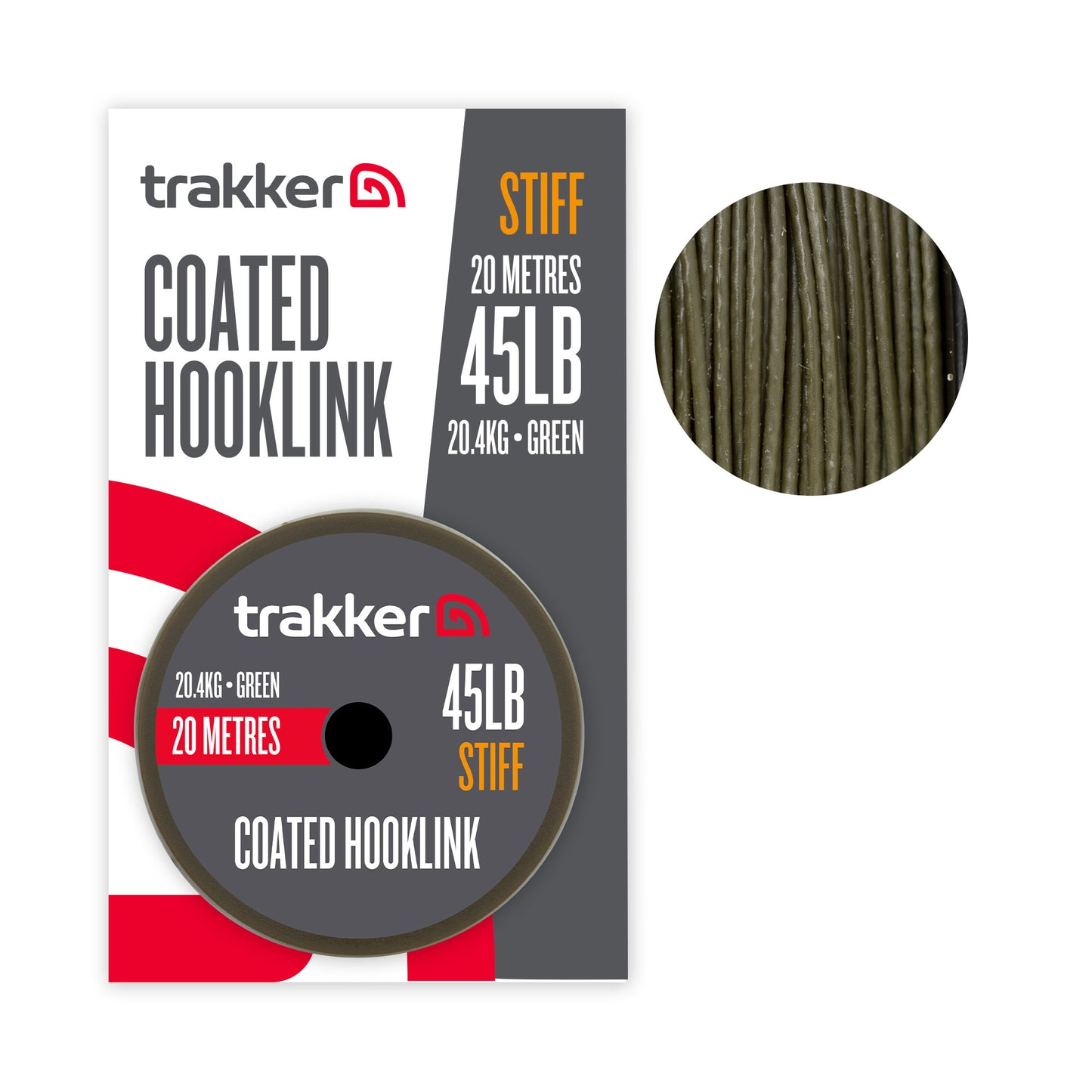 Trakker - Stiff Coated Hooklink - Green
