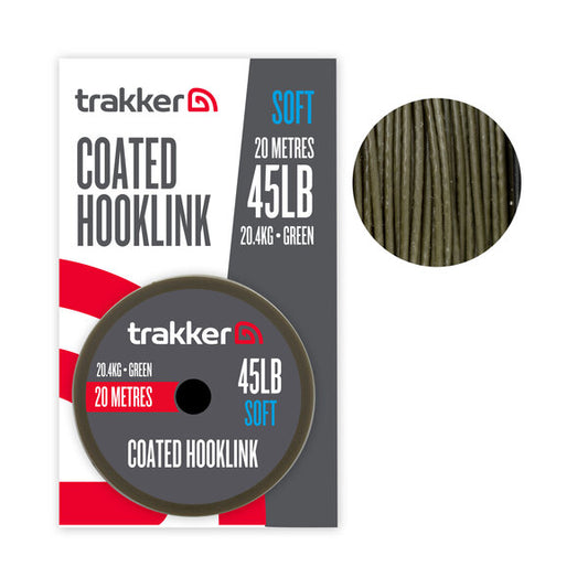 Trakker - Soft Coaked Hooklink - 20m - Groen