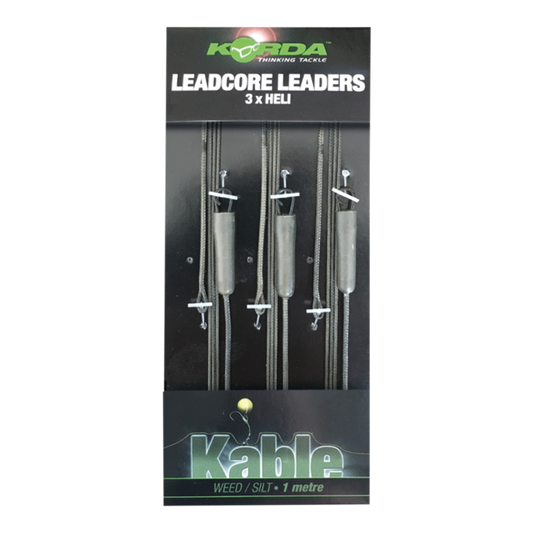 Leadcore leader Heli Safe Weed 1m, 2 per pack