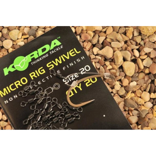 Korda Micro Rig Swivel - 20 pcs
