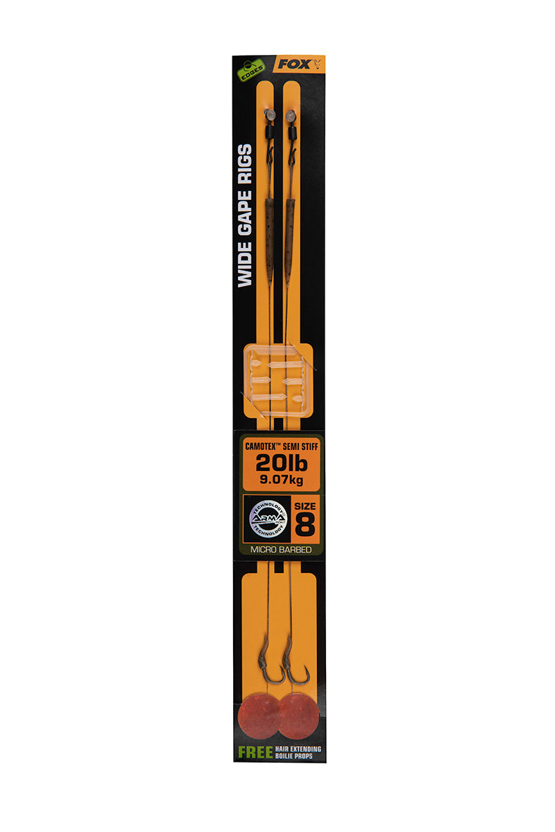 Fox - Edges Wide Gape - Camotex Semi Stiff