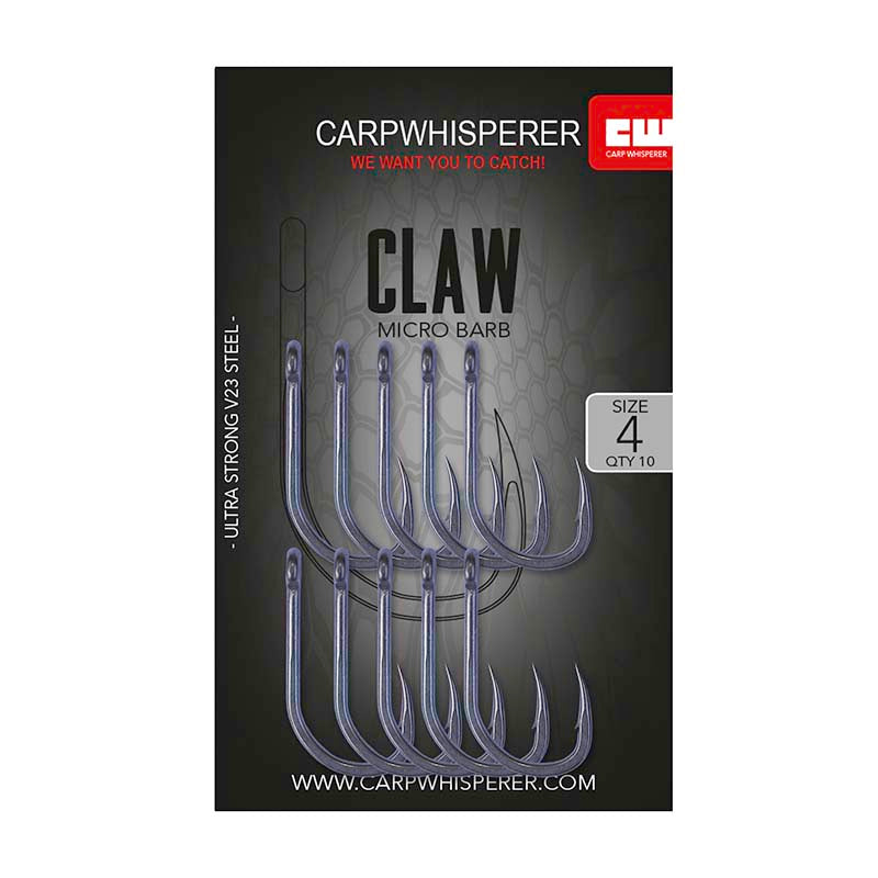 Carp Whisperer - Claw Haken - 10pcs