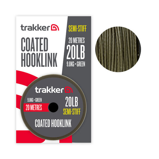 Trakker - Semi Stiff Coated Hooklink - Groen