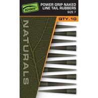 Fox Edges Size 7 lead clip tail rubbers trans khaki