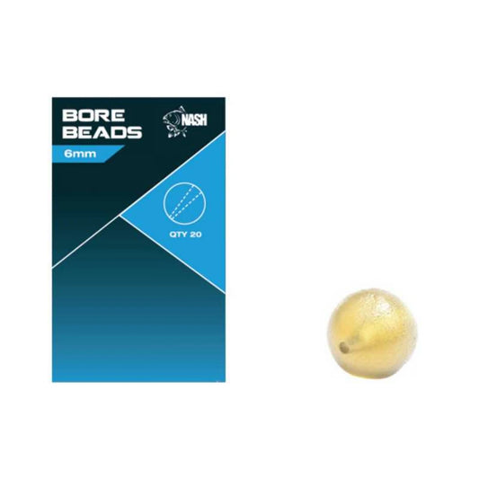 Soft Taper Bore Beads 6mm