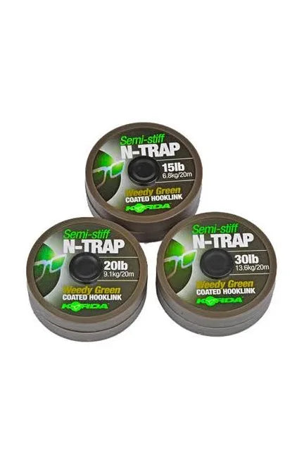 N-Trap Semi Stiff 30lb Weedy Green
