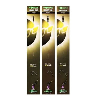Korda Hinge Rig size 4 Choddy MT 25lb-IQ2 20lb