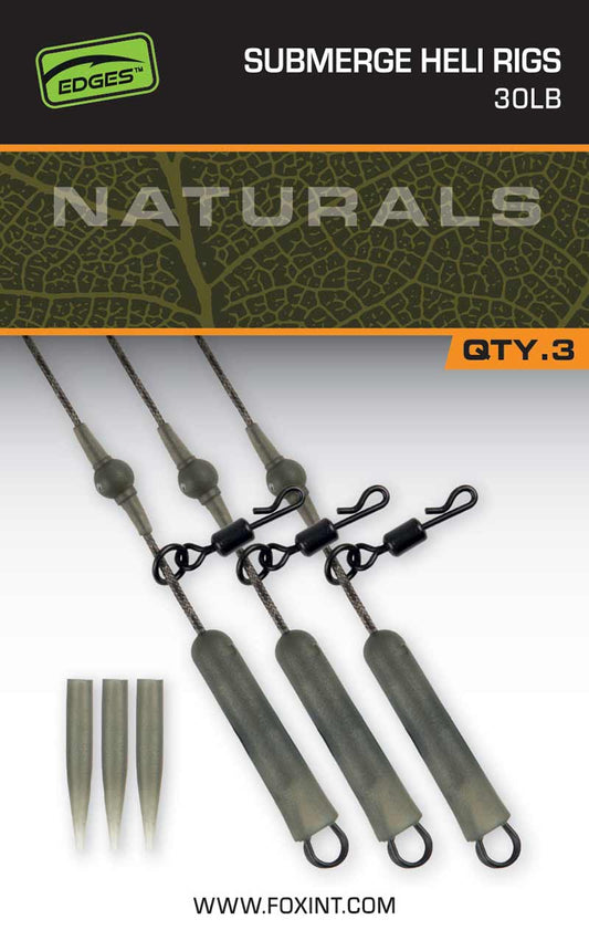 Fox Edges Camo Submerge Heli rigs Kwik Change Kit