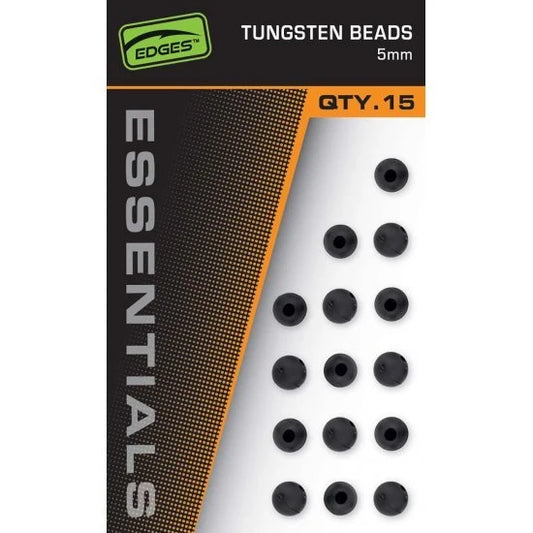 Fox Edges 4mm tapered bore beads x 30 trans khaki