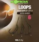 Korda Loop Rigs Size 8 DF Wide Gape X 18lb