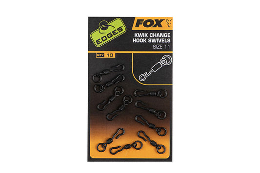 Fox Edges kwik change swivels size 10 x 10